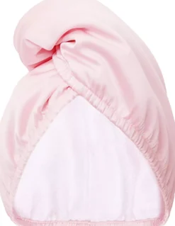 GLOV Double-Sided Satin Hair Towel Wrap Satin Pink