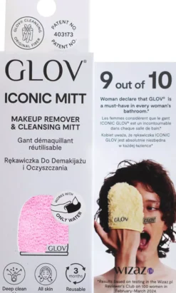 GLOVIconic Mitt Makeup Remover And Cleansing Mitt Cozy Rosie