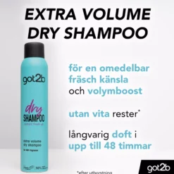 got2b Dry Schampoo Extra Volume 200 ml