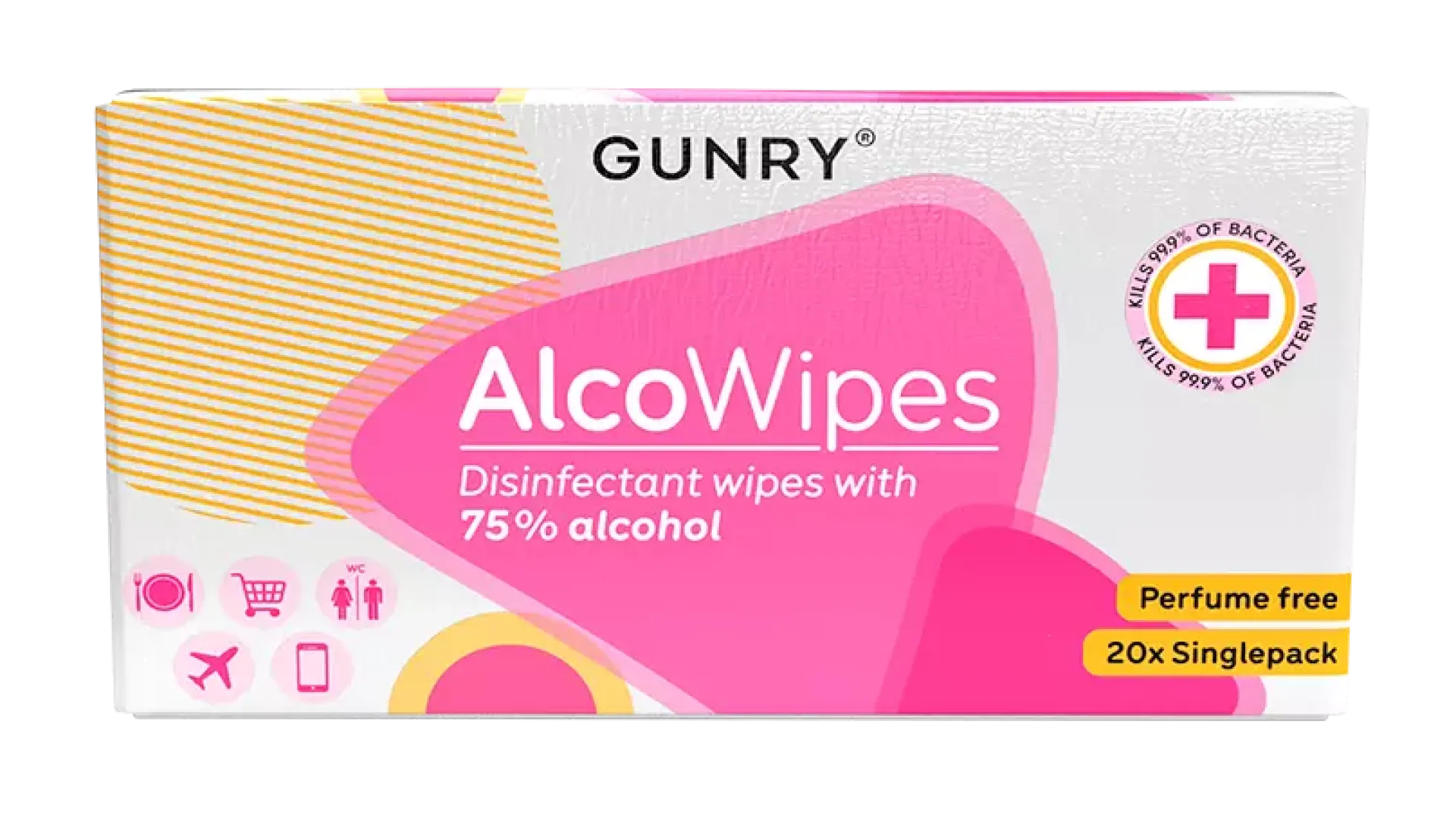 Gunry AlcoWipes 20 st