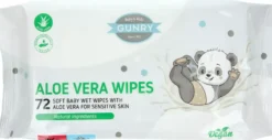 Gunry Baby Wet Wipes Aloe Vera 72 st