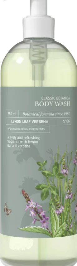 Gunry Body Wash Classic Botanica Lemon Leaf Verben 750 ml