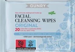 Gunry Facial Cleansing Wipes Original 20 st
