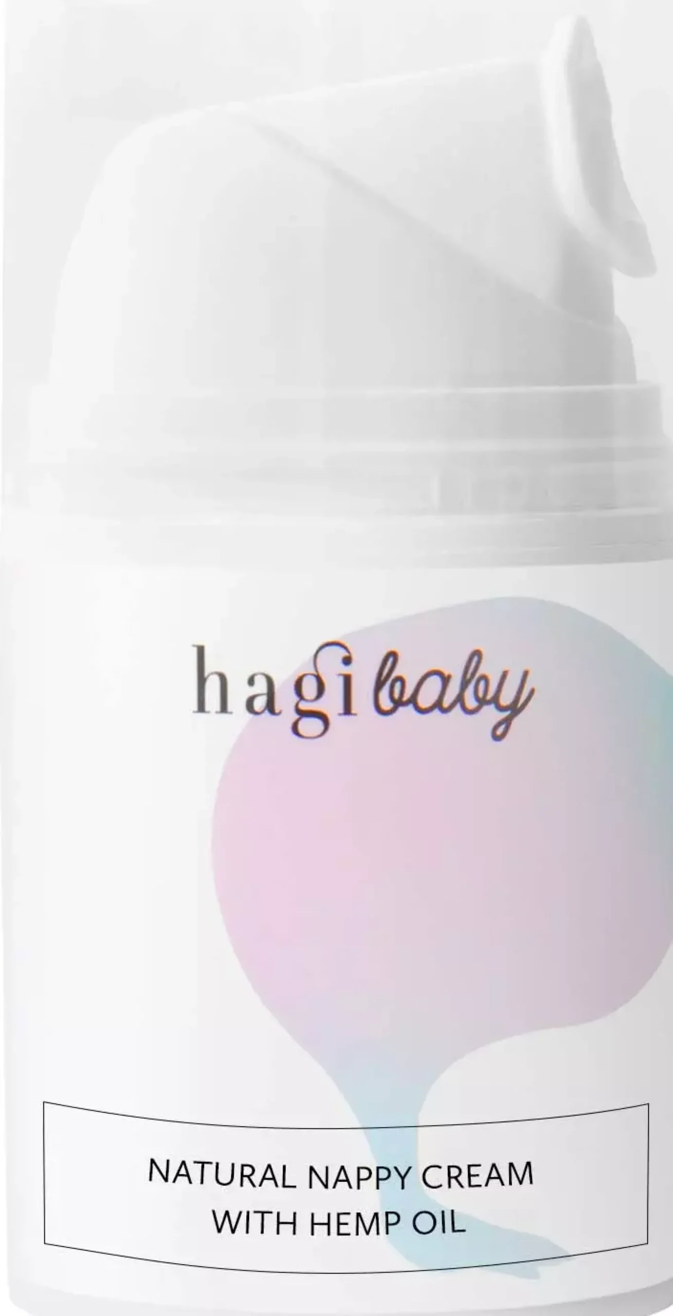 HagiBaby Natural Nappy Cream With Hemp Oil 50 ml