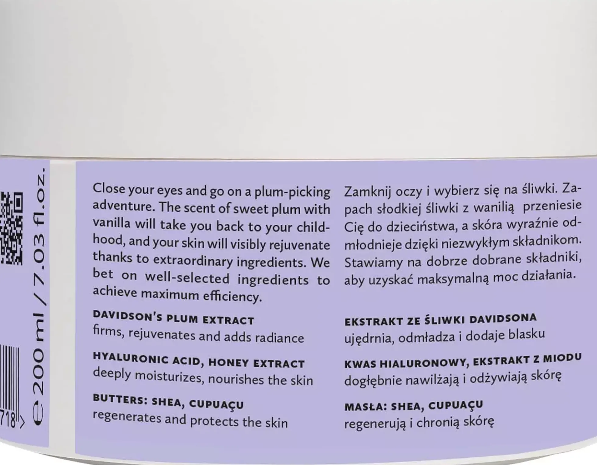 Hagi Natural Body Cream Plum Picking 200 ml