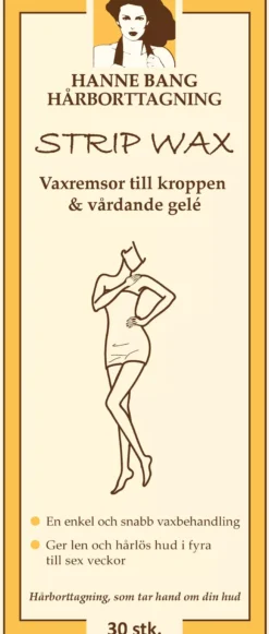 Hanne Bang Hårborttagning Strip Wax