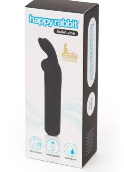 Happy Rabbit Bullet Vibrator Black
