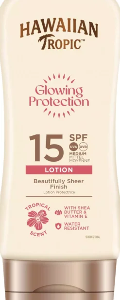 Hawaiian Tropic Glowing Protection Lotion SPF15 180 ml