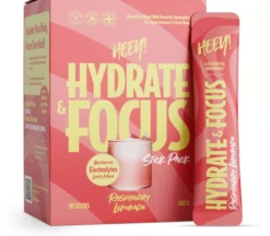 Heey! Hydrate & Focus Electrolytes Raspberry Lemonade Stick Pack 30 st