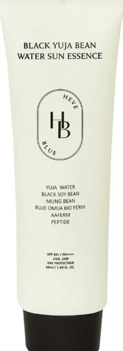 Heveblue Black Yuja Bean Water Sun Essence 50 ml