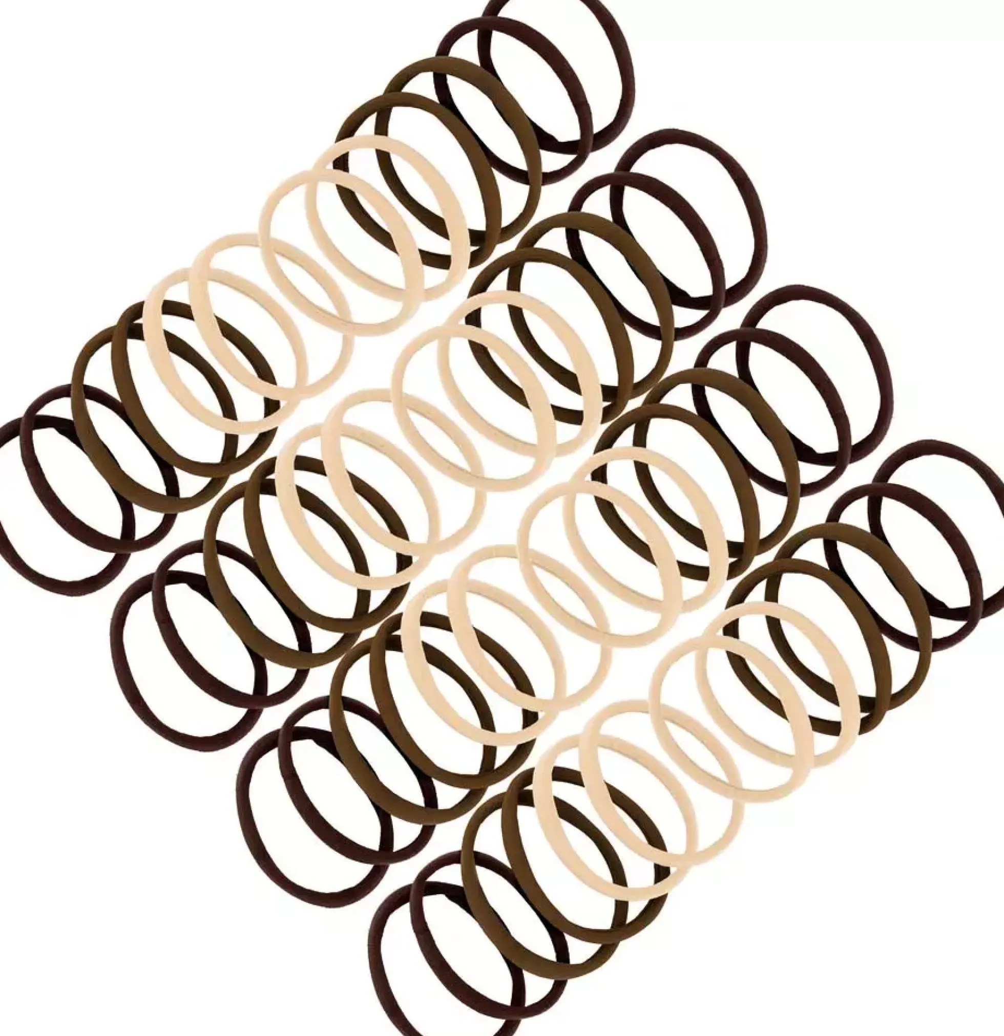 Ibero Hair Ties Brown 50 st