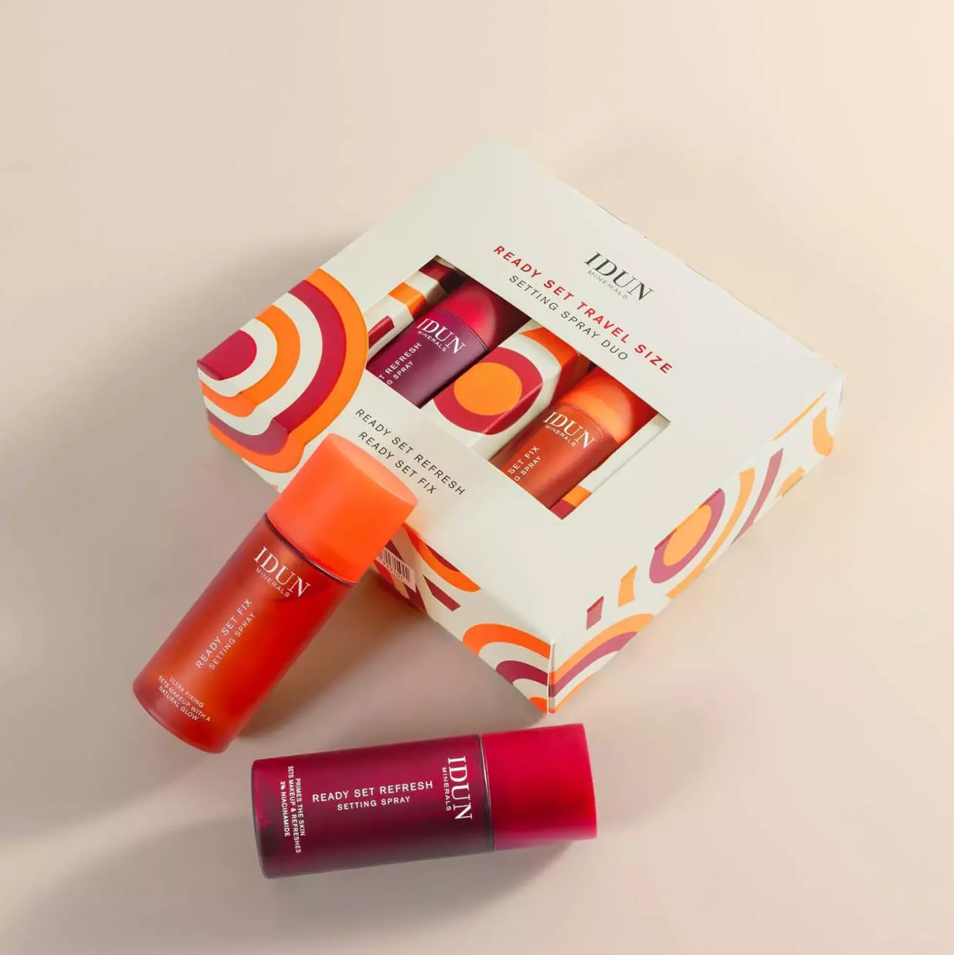 IDUN Minerals Setting Spray Travel Size Duo