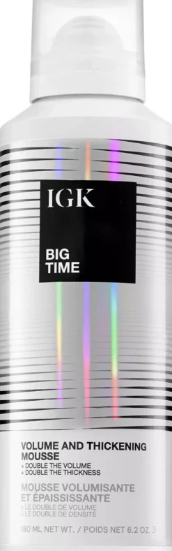 IGK Big Time Volume and Thickening Hair Mousse 180 ml