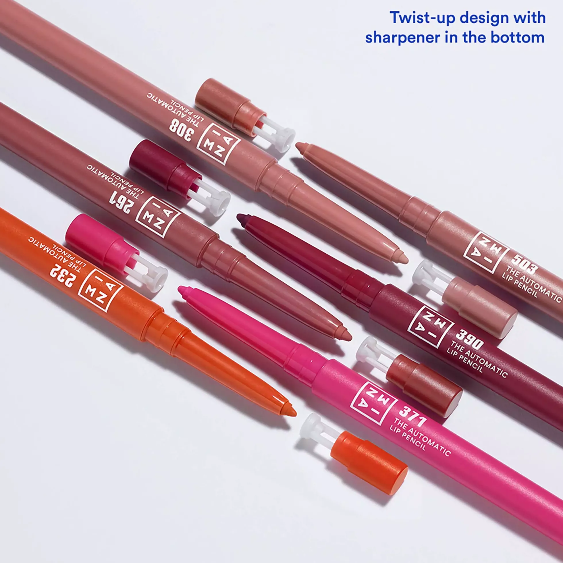 3INA The Automatic Lip Pencil 232 Vivid Red