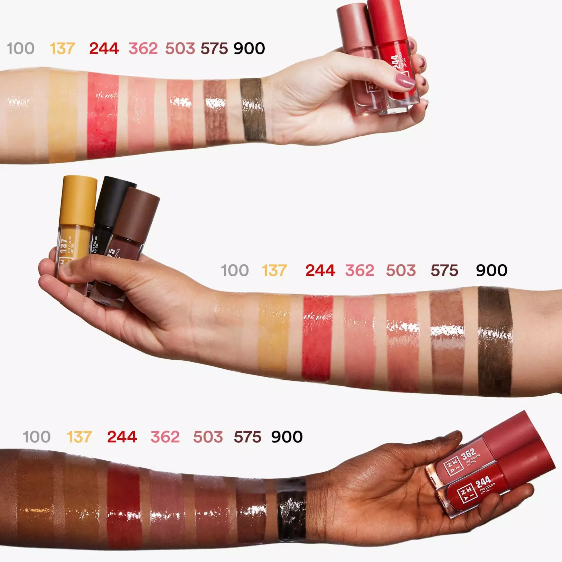 3INA The Color Lip Oil 100 Transparent