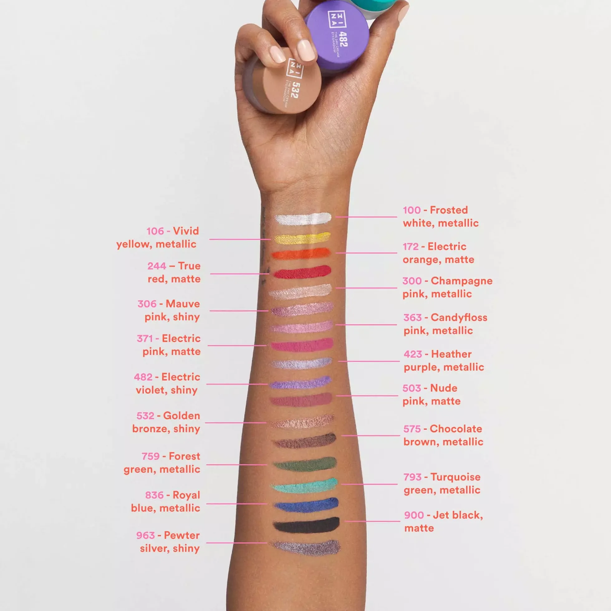 3INA The 24H Cream Eyeshadow 793