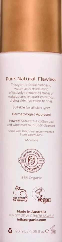 Inika Organic Phyto-Active Rosewater Micellar 120 ml
