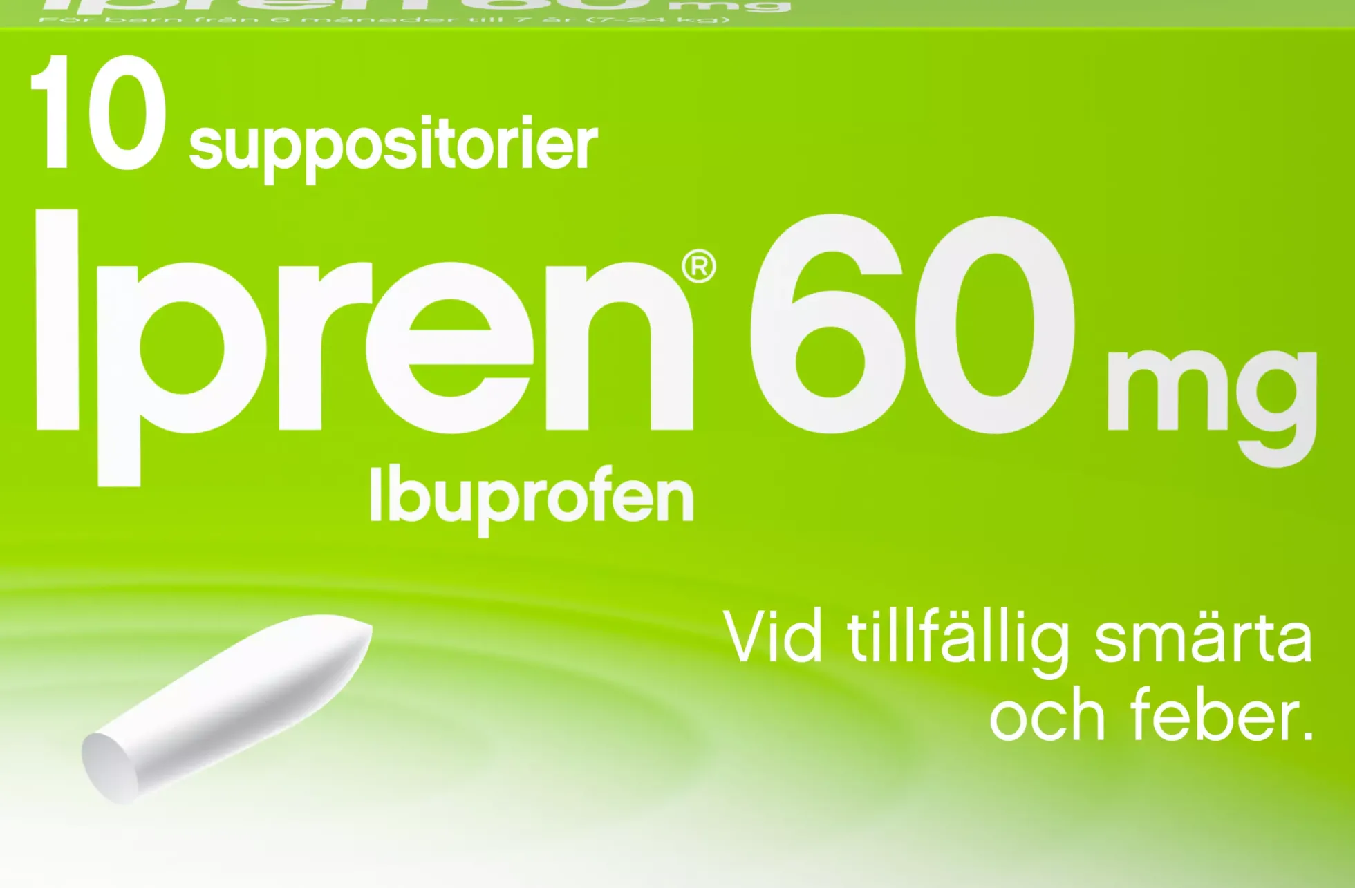 Ipren 60mg Suppositorium 10 st