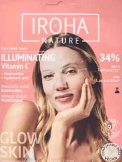 IROHA NATURE Illuminating Vitamin C Face Sheet Mask