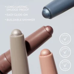 IsaDora The Gleam Eyeshadow Stick Longwear & Water-Resistant 53 Denim Steel