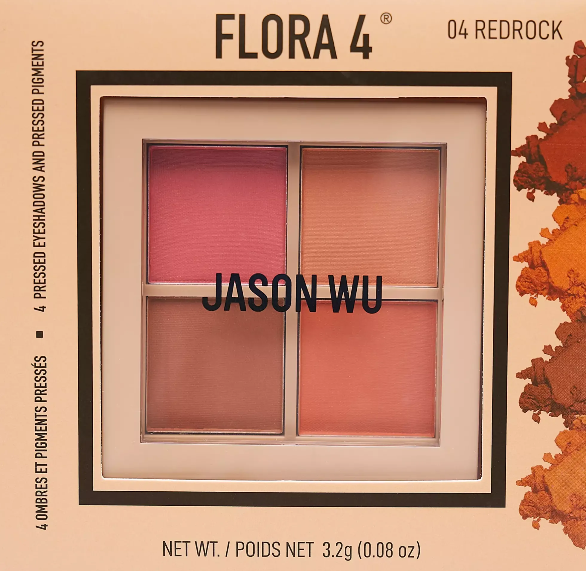 JASON WU BEAUTY Flora 4 Eyeshadow Palette Red Rock