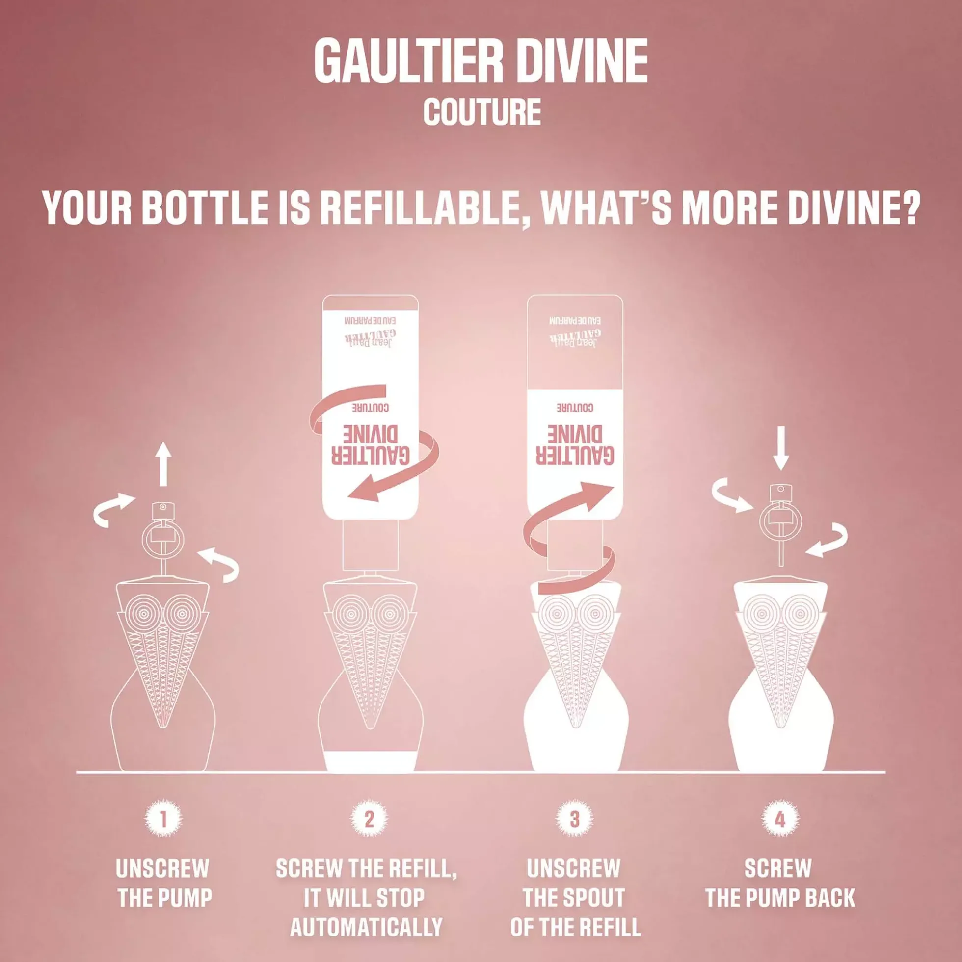 Jean Paul GaultierGaultier Divine Couture Eau de parfum natural spray Refill 200 ml