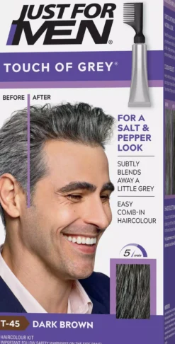 Just For Men Touch Of Grey Dark Brown - Grey