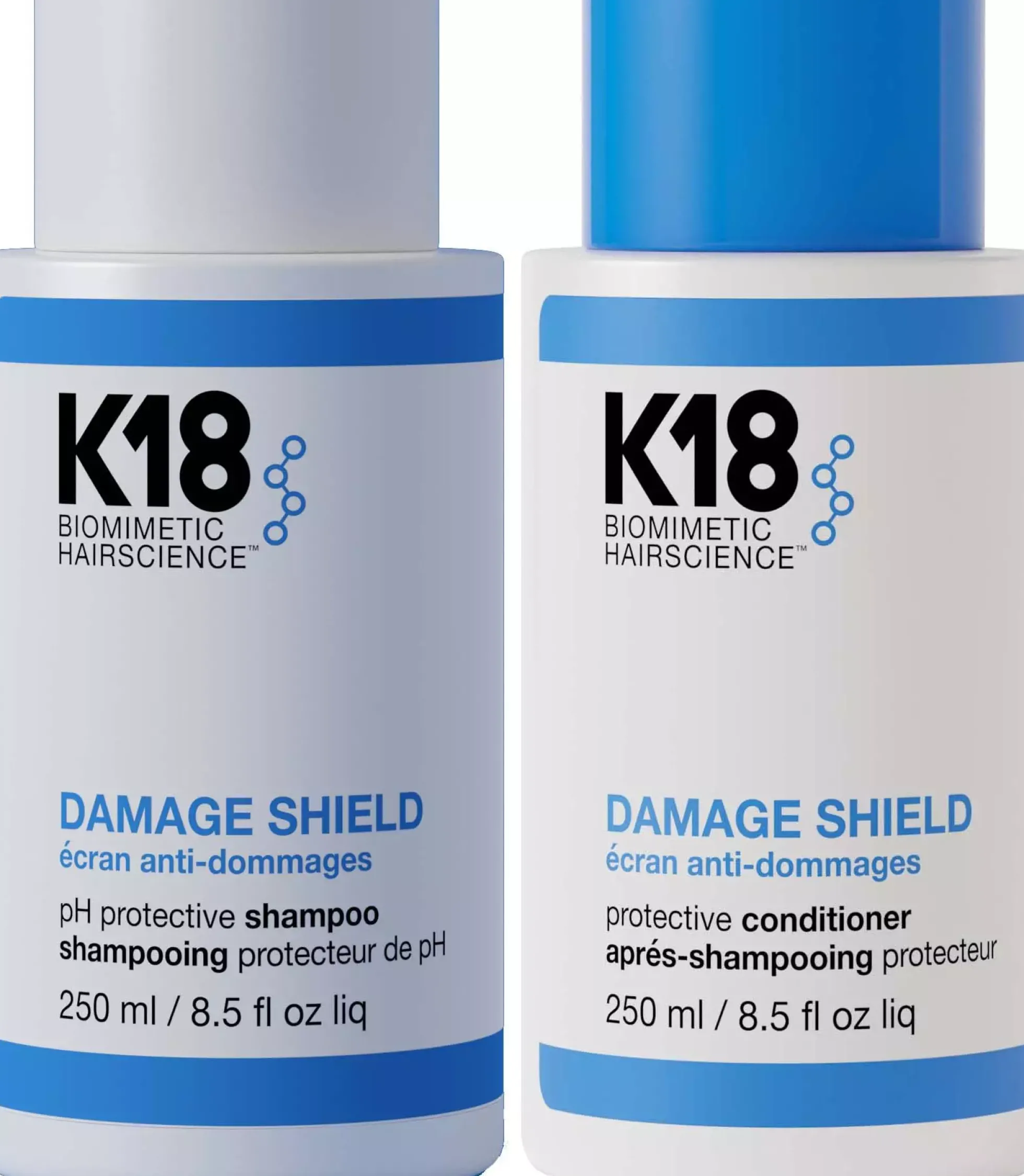 K18DAMAGE SHIELD Bundle Protective Shampoo 250 ml & Conditioner 250 ml
