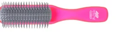 Kent Brushes Airhedz Glo Half Round Detangling Brush Strawberry