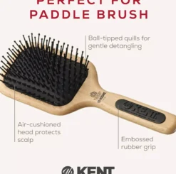Kent Brushes Airhedz Maxi-Phine Taming Paddelborste