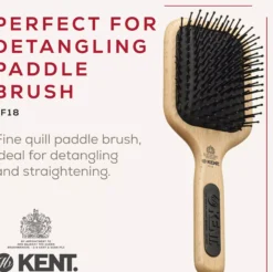 Kent Brushes Airhedz Maxi-Phine Taming Paddelborste