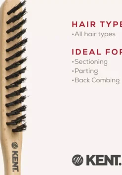 Kent Brushes Back-Combing Brush Tuperingsborste Waves