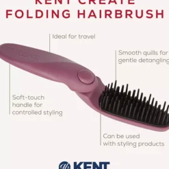 Kent BrushesCreate Folding Hairbrush
