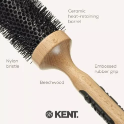 Kent Brushes Fönborste Extra Stor Keramisk Rund
