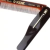 Kent Brushes Handmade Mens Folding Pocket Comb Fine