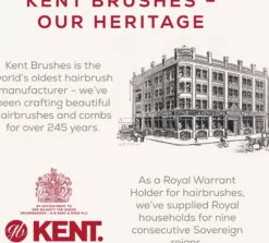 Kent Brushes Kent for Men Hopfällbar Hårborste