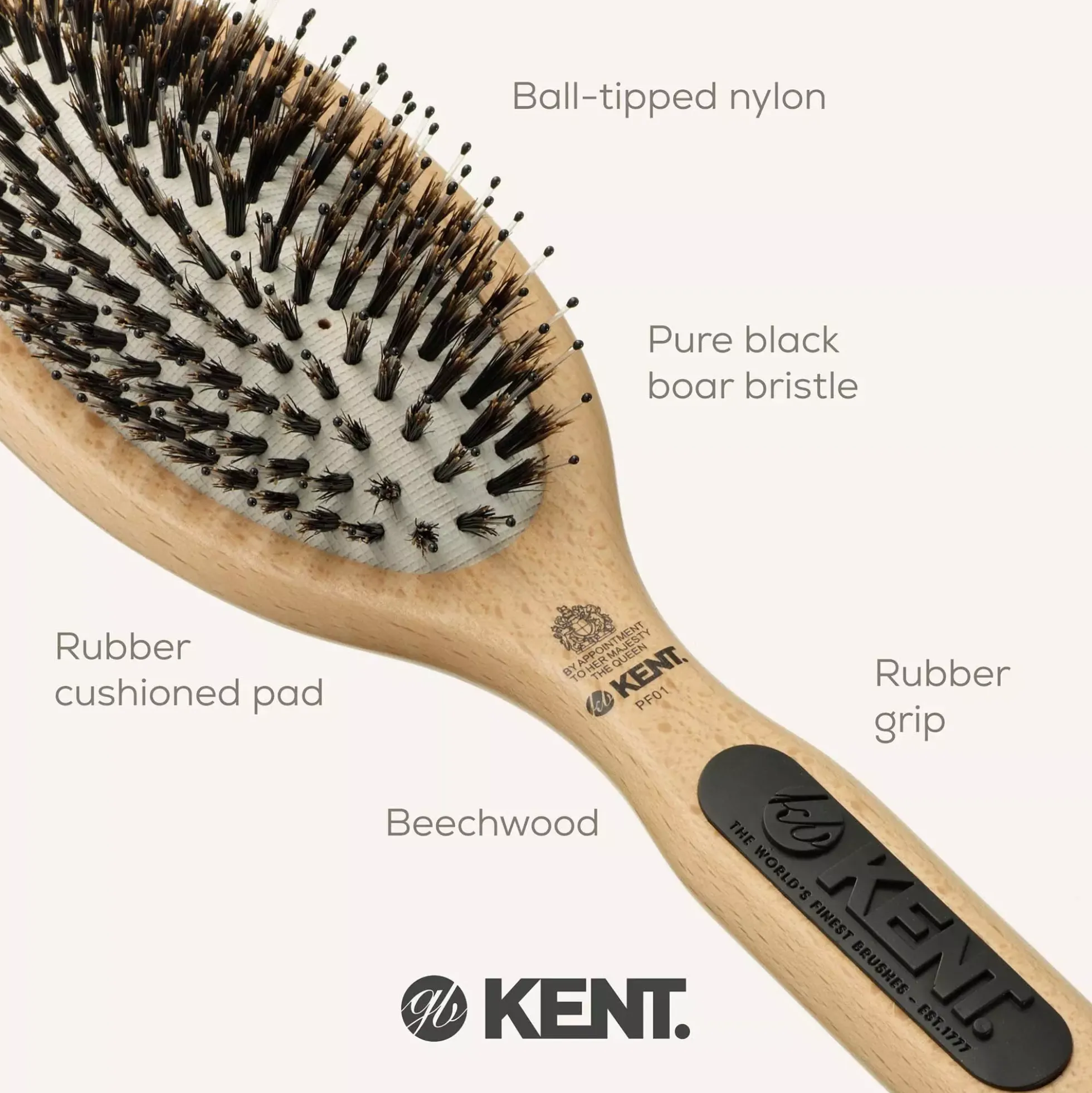 Kent Brushes Large Rubber Pad Brush
