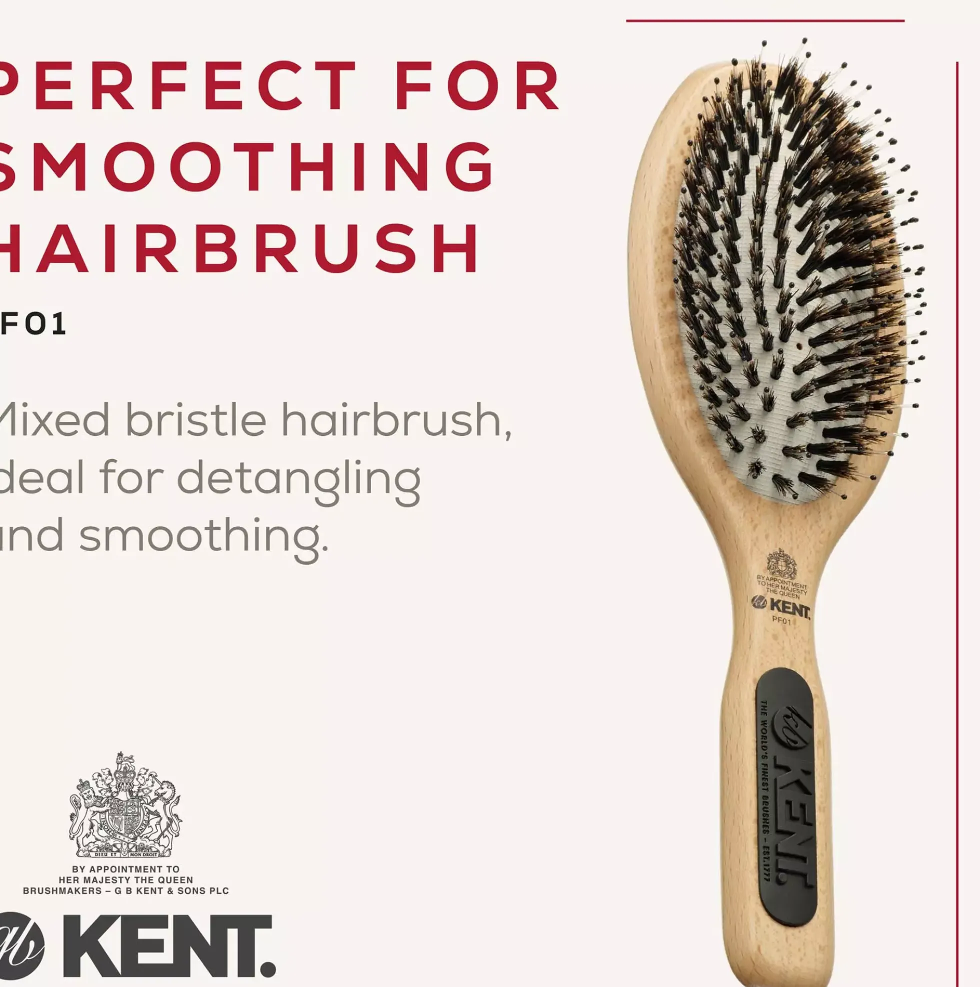 Kent Brushes Large Rubber Pad Brush