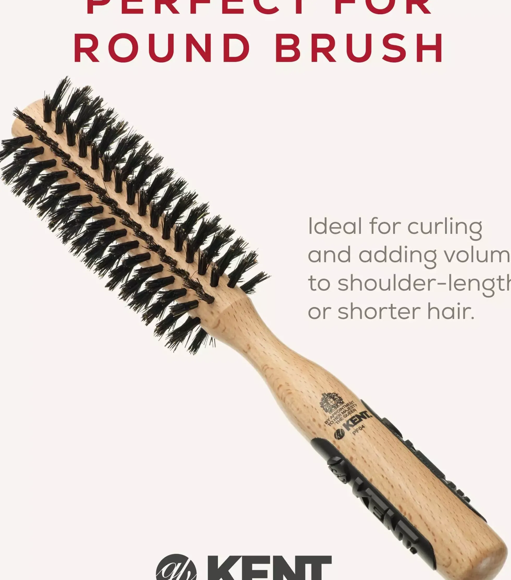 Kent Brushes Liten Rundborste Svinborst