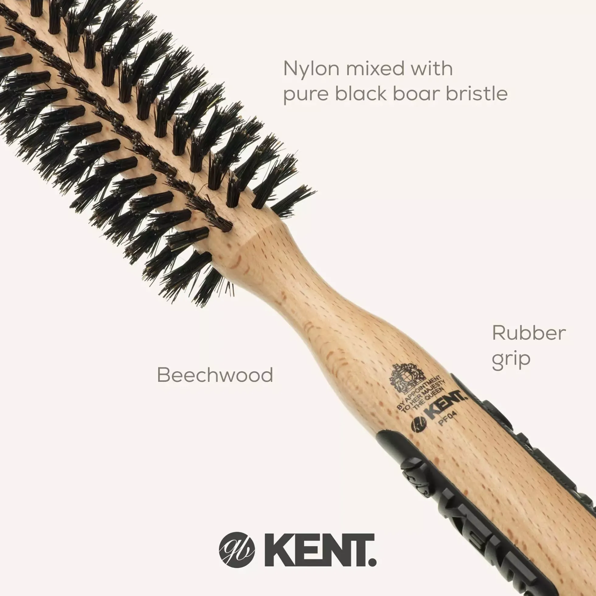 Kent Brushes Liten Rundborste Svinborst