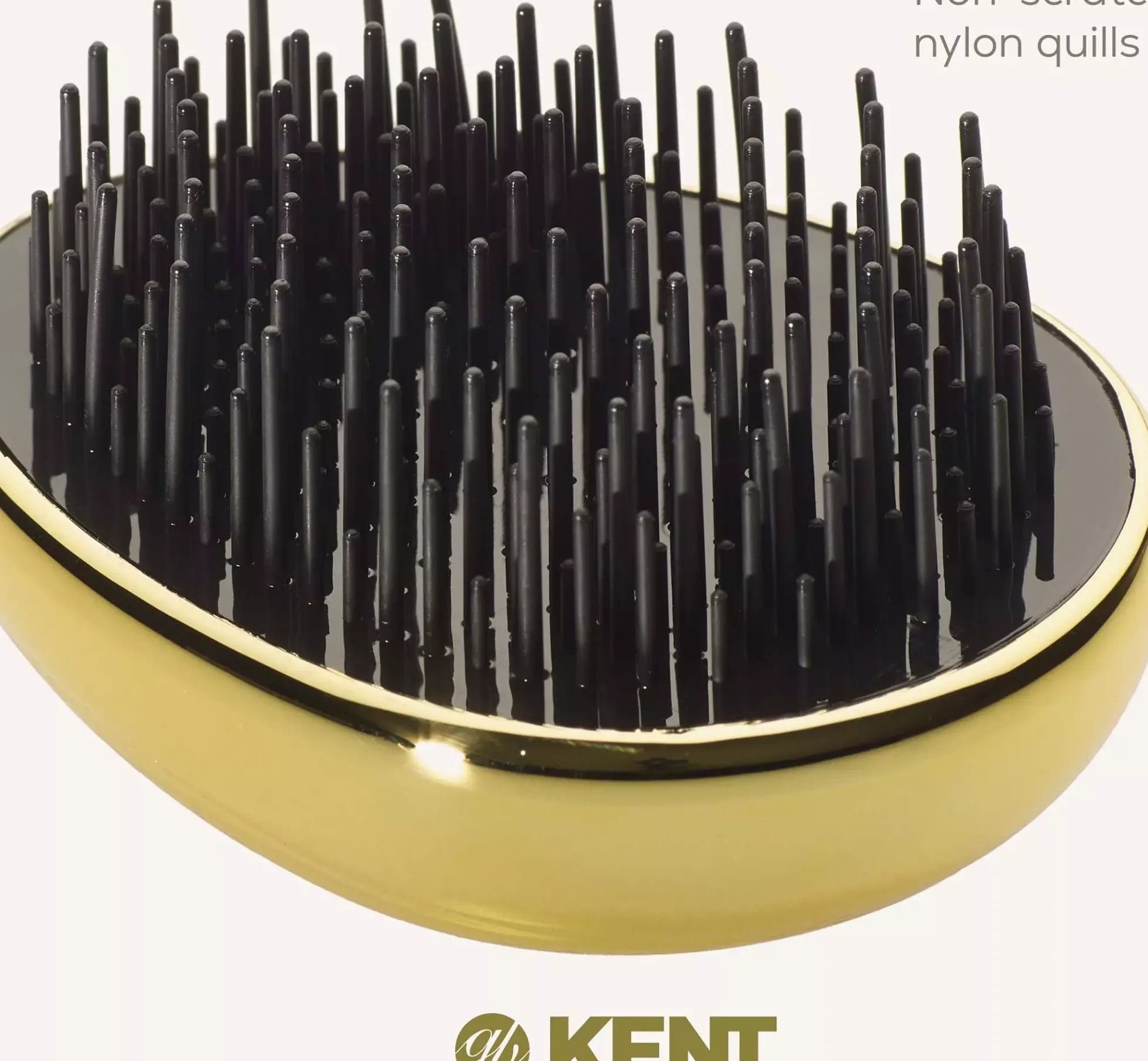 Kent Brushes Pebble Brush Gold - Utredningsborste travel size