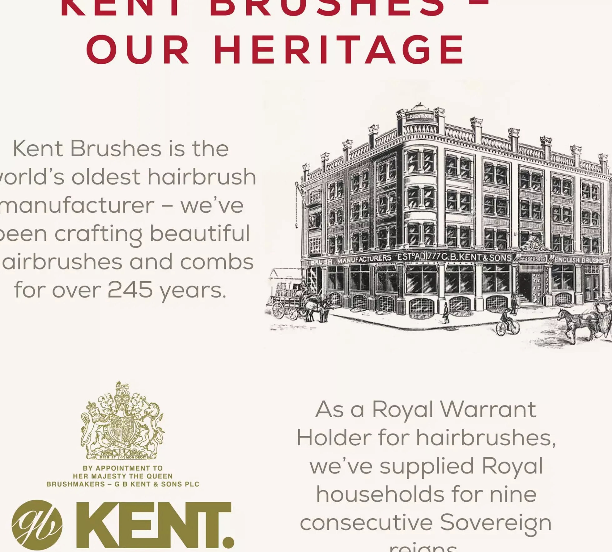 Kent Brushes Pebble Brush Gold - Utredningsborste travel size