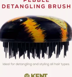 Kent Brushes Pebble Detangling Brush Bumble Bee – mini utredningsborste