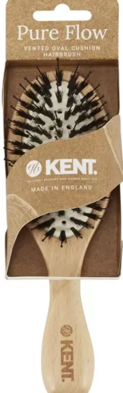 Kent Brushes Pure Flow Vented Oval Cushion Brush