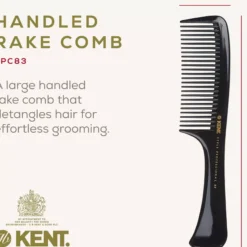 Kent Brushes Style Professional Rake Comb Frisörkam