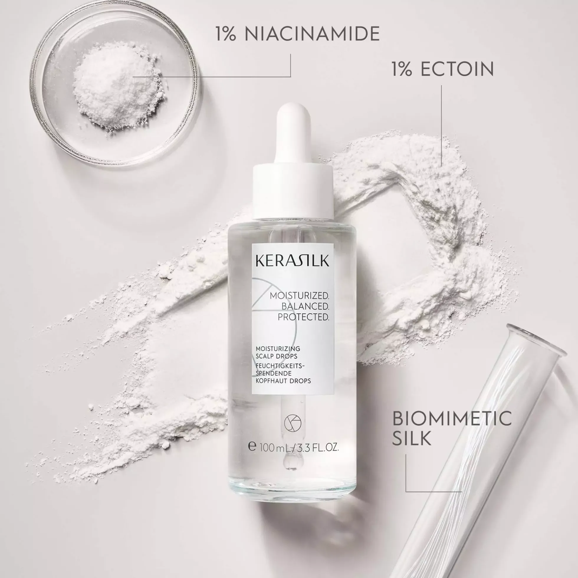 KerasilkSPECIALISTS Moisturizing Scalp Drops 100 ml