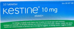 Kestine filmdragerad tablett 10mg