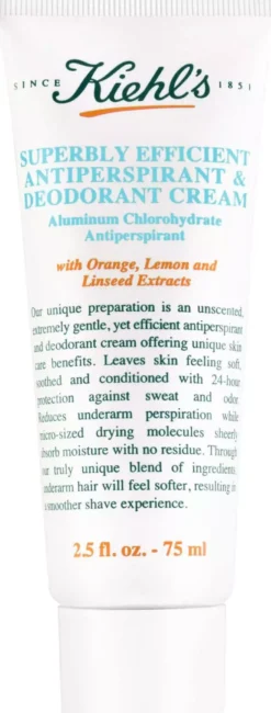 Kiehl'sAntiperspirant Superbly Deo Creme 75 ml