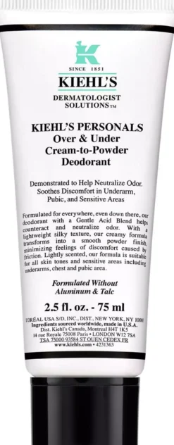 Kiehl's Over & Under Cream-to-Powder Deodorant 75 ml