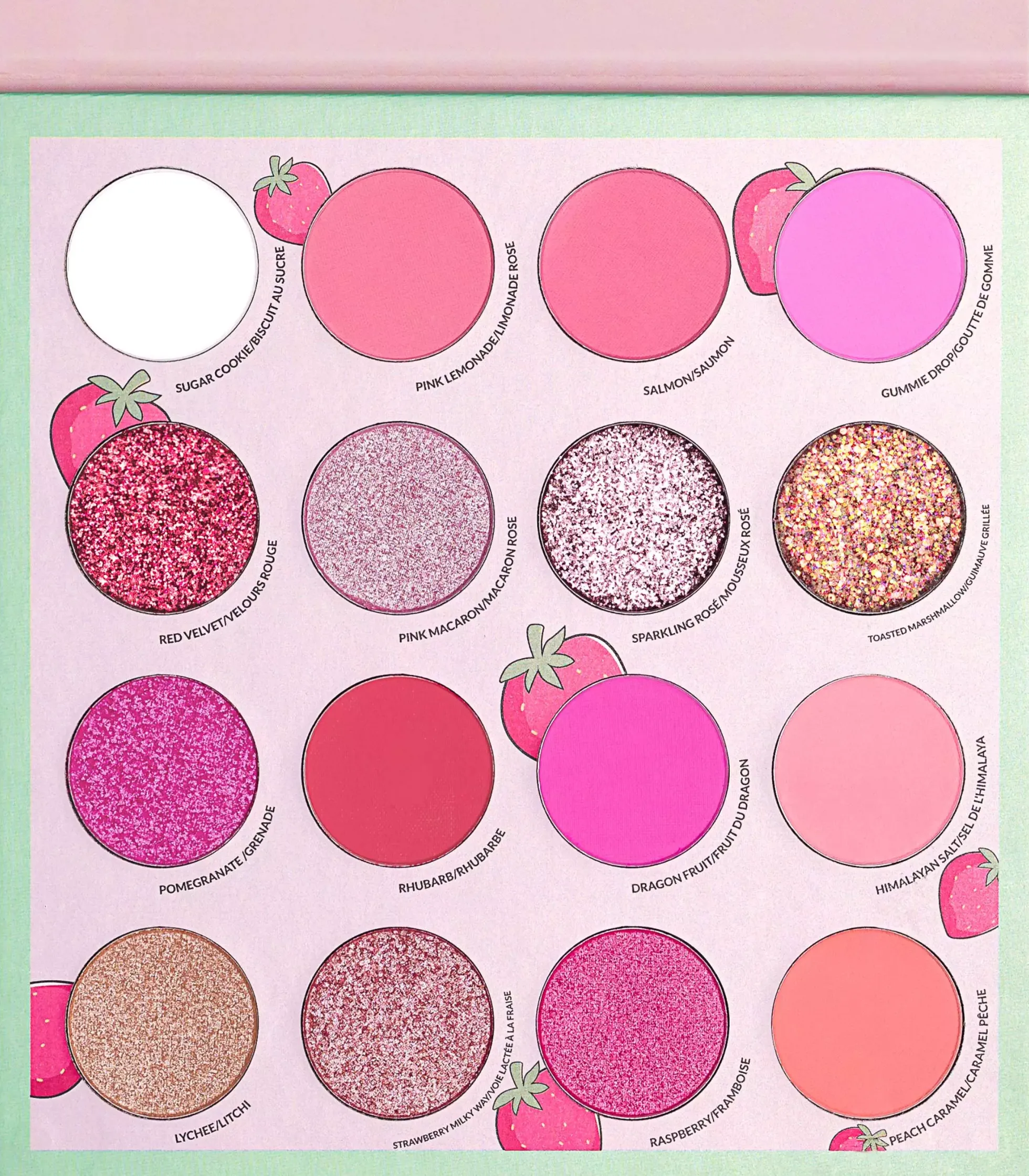 KimChi Chic Donut Collection Eyeshadow Palette Strawberries & Cream